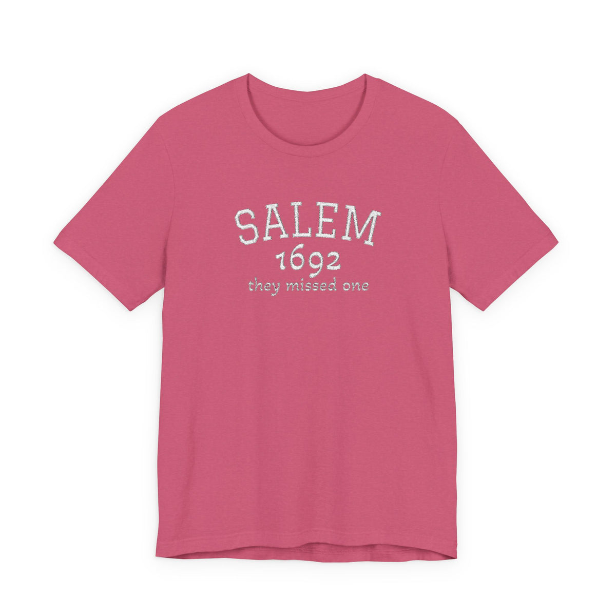 Salem 1692 Embroidered Shirt, They Missed One Witch T-Shirt, Vintage Halloween Tee