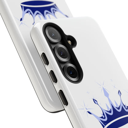 Phone Case, Navy & Silver Crown - Love, Loyalty & Friendship