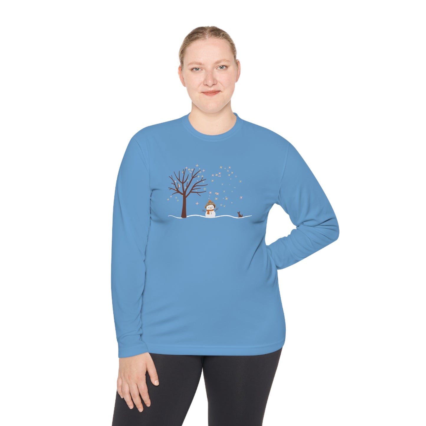 Snowman / Dog Long Sleeve Tee