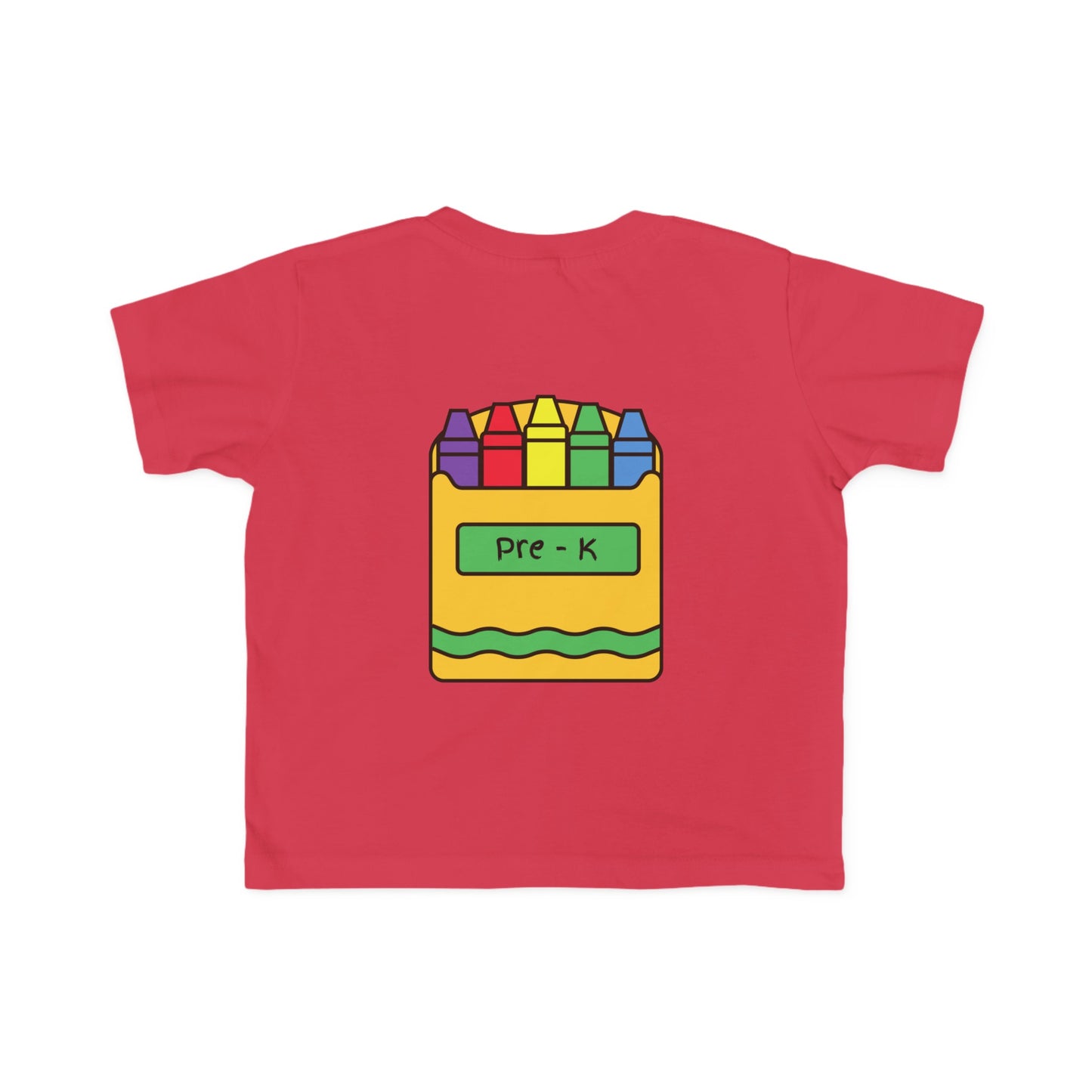 Pre-K Crayon Pocket & Back