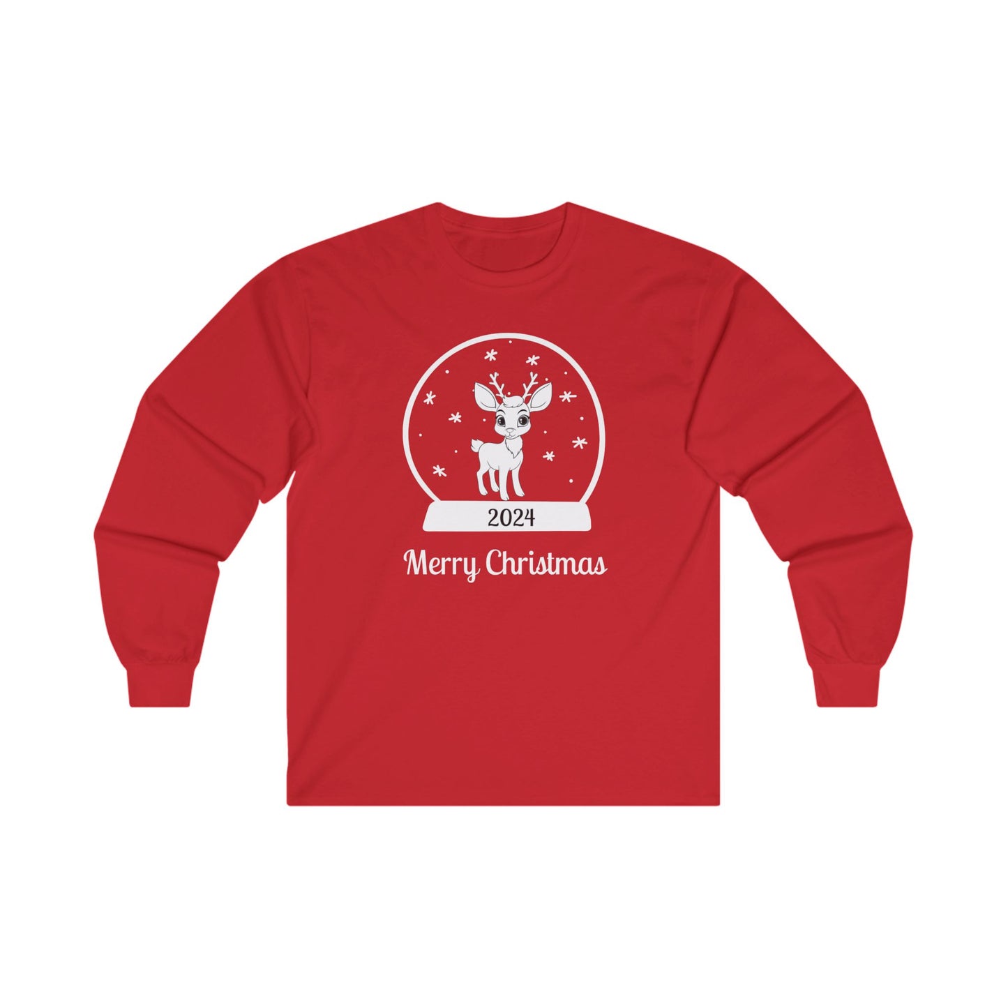 Reindeer Snowglobe Long Sleeve Tee