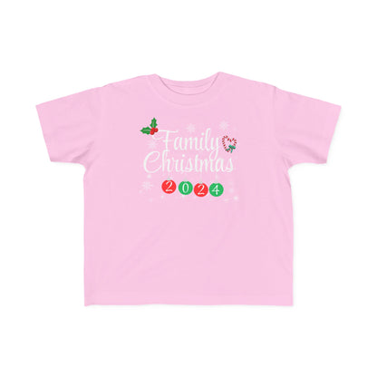 Family Christmas 2024 Toddler Tee