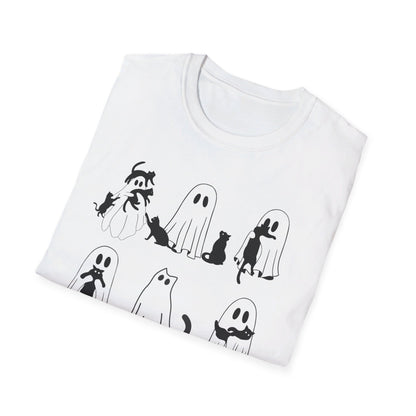 Ghost With Cats  T-Shirt