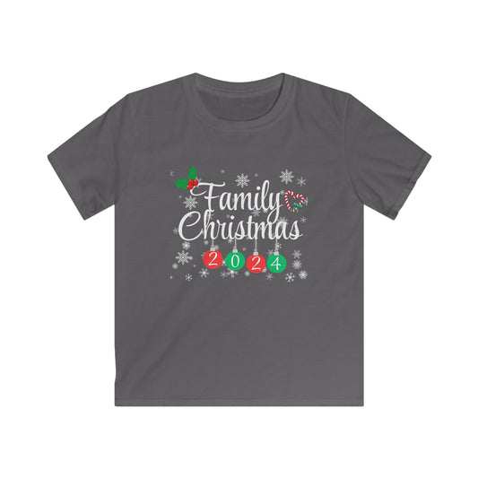 Familiy Christmas 2024 Kids  Tee