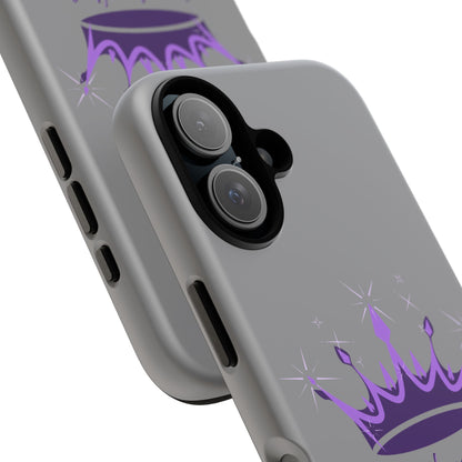 Phone Case, Amethyst on Dark Purple Crown - Love, Loyalty & Friendship