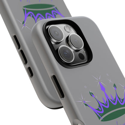 Phone Case, Purple & Green Crown - Love, Loyalty & Friendship