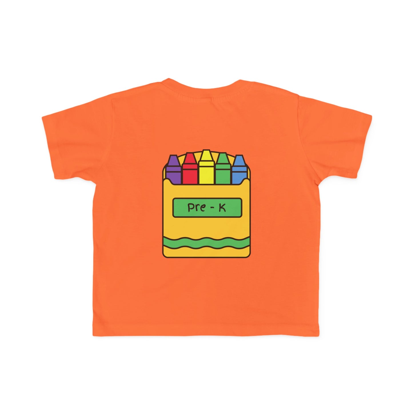 Pre-K Crayon Pocket & Back