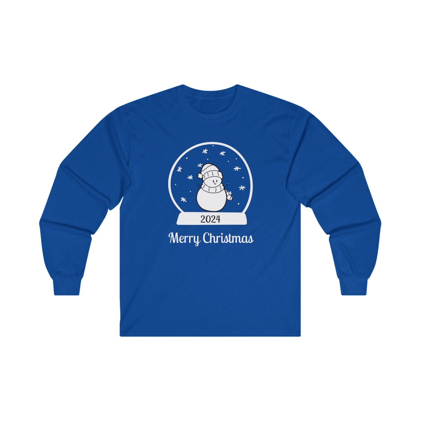 Snowman Snowglobe Long Sleeve Tee