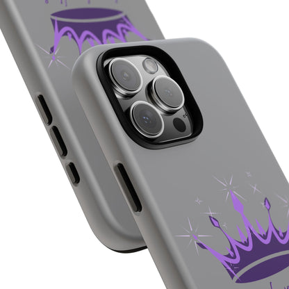 Phone Case, Amethyst on Dark Purple Crown - Love, Loyalty & Friendship