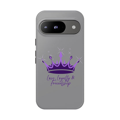 Phone Case, Amethyst on Dark Purple Crown - Love, Loyalty & Friendship