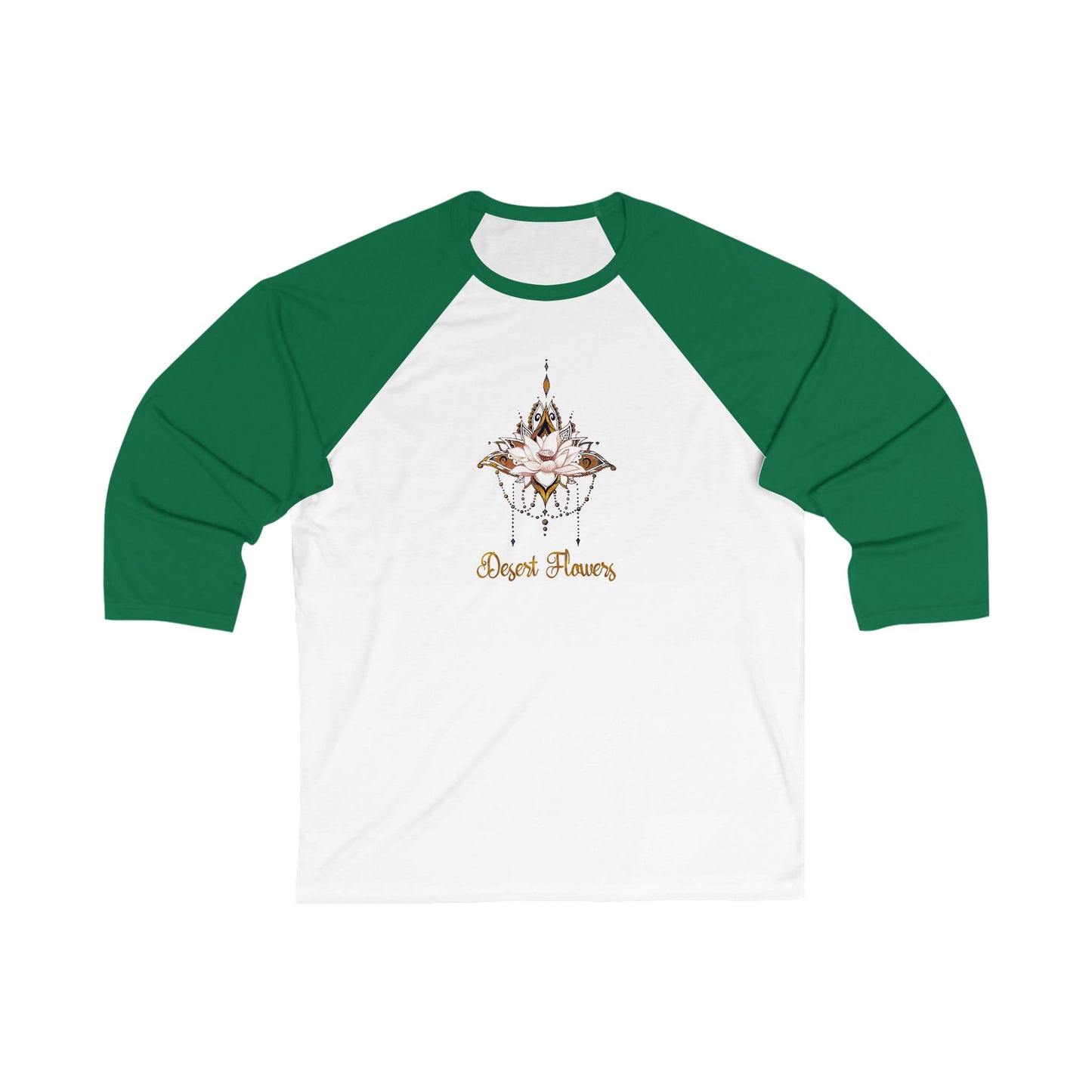 Desert Flowers Baseball T-Shirt