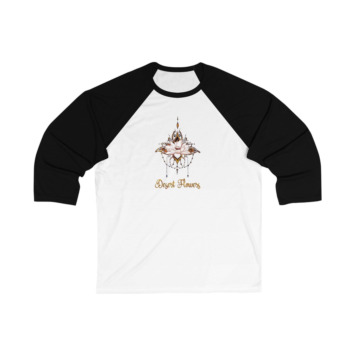Desert Flowers Baseball T-Shirt