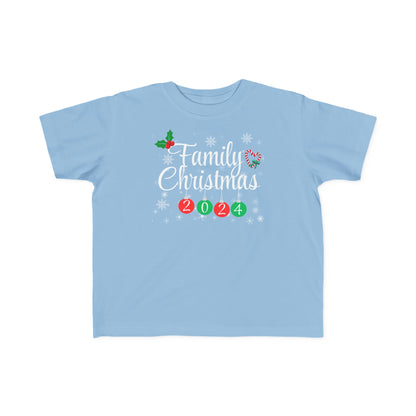 Family Christmas 2024 Toddler Tee