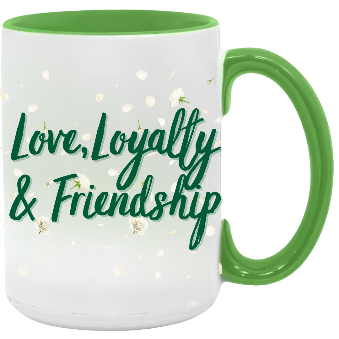 Love Loyalty & Friendship Accent Mug 15oz