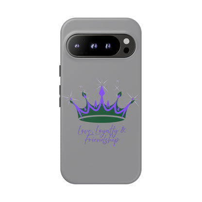 Phone Case, Purple & Green Crown - Love, Loyalty & Friendship
