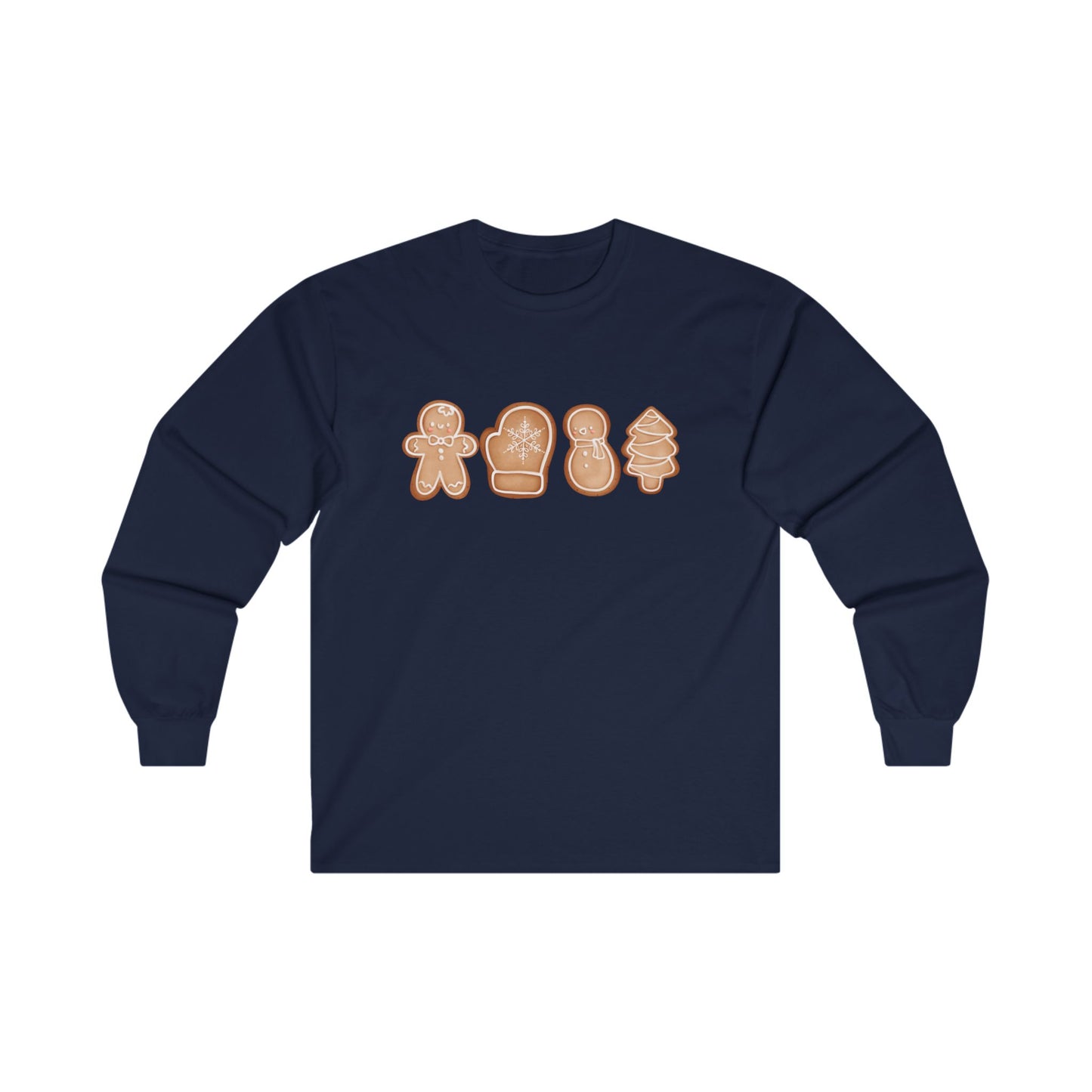 Gingerbread Cookies Cotton Long Sleeve Tee