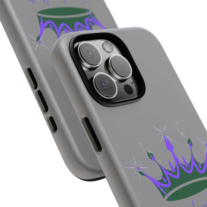 Phone Case, Purple & Green Crown - Love, Loyalty & Friendship