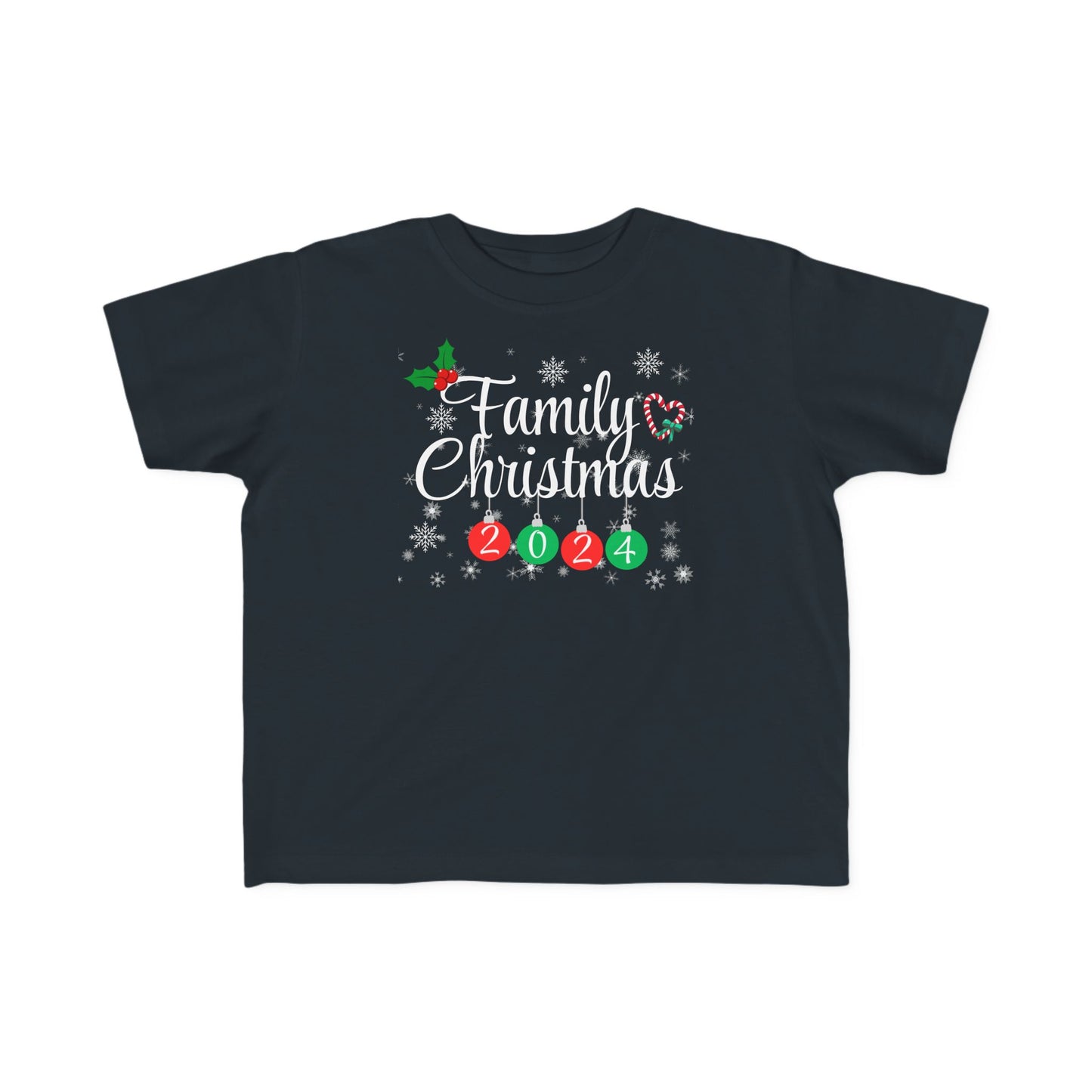 Family Christmas 2024 Toddler Tee