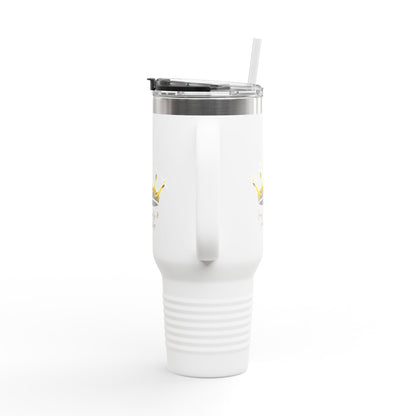 Queen Crown Black & Gold - 40oz Insulated Travel Mug