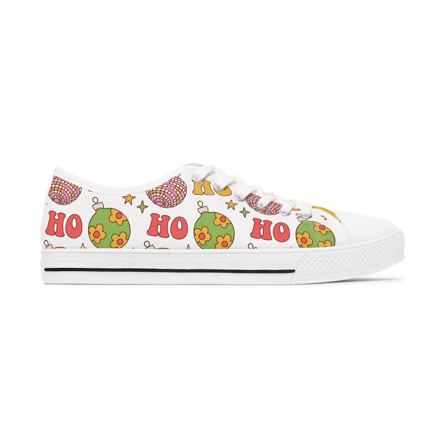 Groovy Christmas Women's Low Top Sneakers