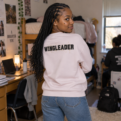 Dragon Rider Basglath War College Wingleader Collegiate Crewneck Sweatshirt with Front and Back Print