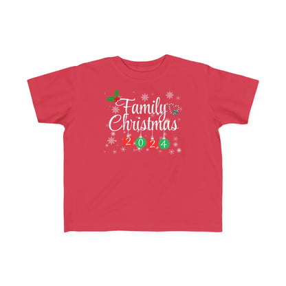 Family Christmas 2024 Toddler Tee