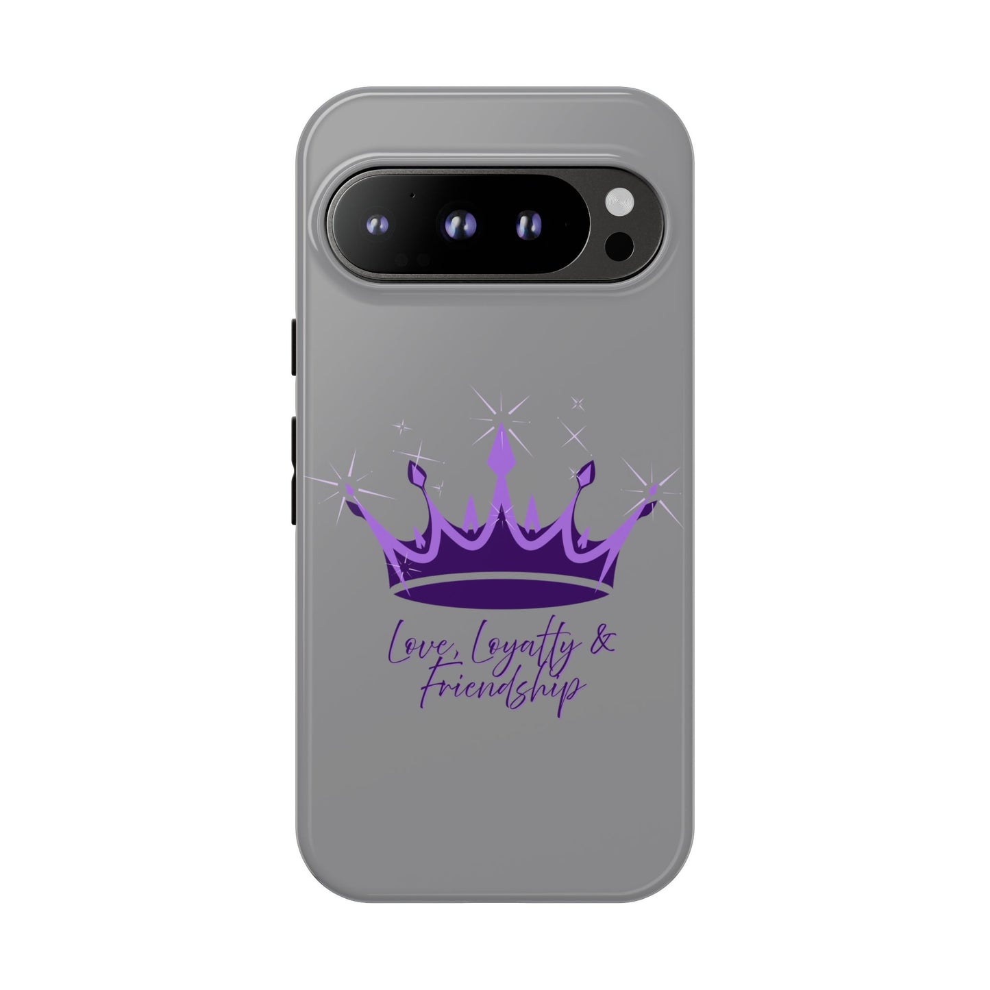 Phone Case, Amethyst on Dark Purple Crown - Love, Loyalty & Friendship