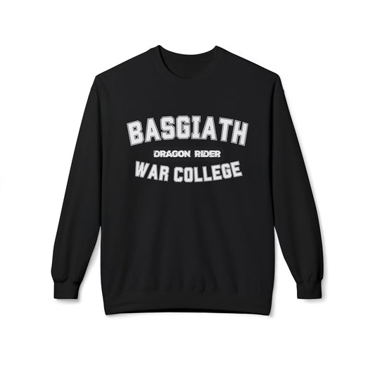 Dragon Rider War College Wingleader Crewneck Sweatshirt Print on Front and Back
