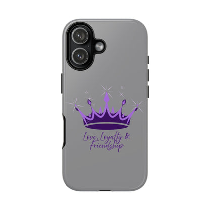Phone Case, Amethyst on Dark Purple Crown - Love, Loyalty & Friendship