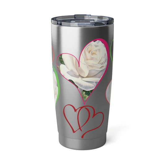 Heartfelt Floral Tumbler 20oz