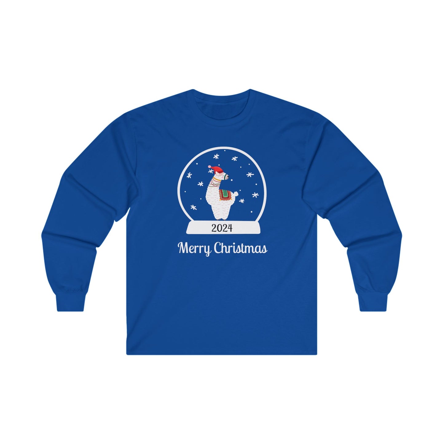 LLama Snow Globe Long Sleeve Tee