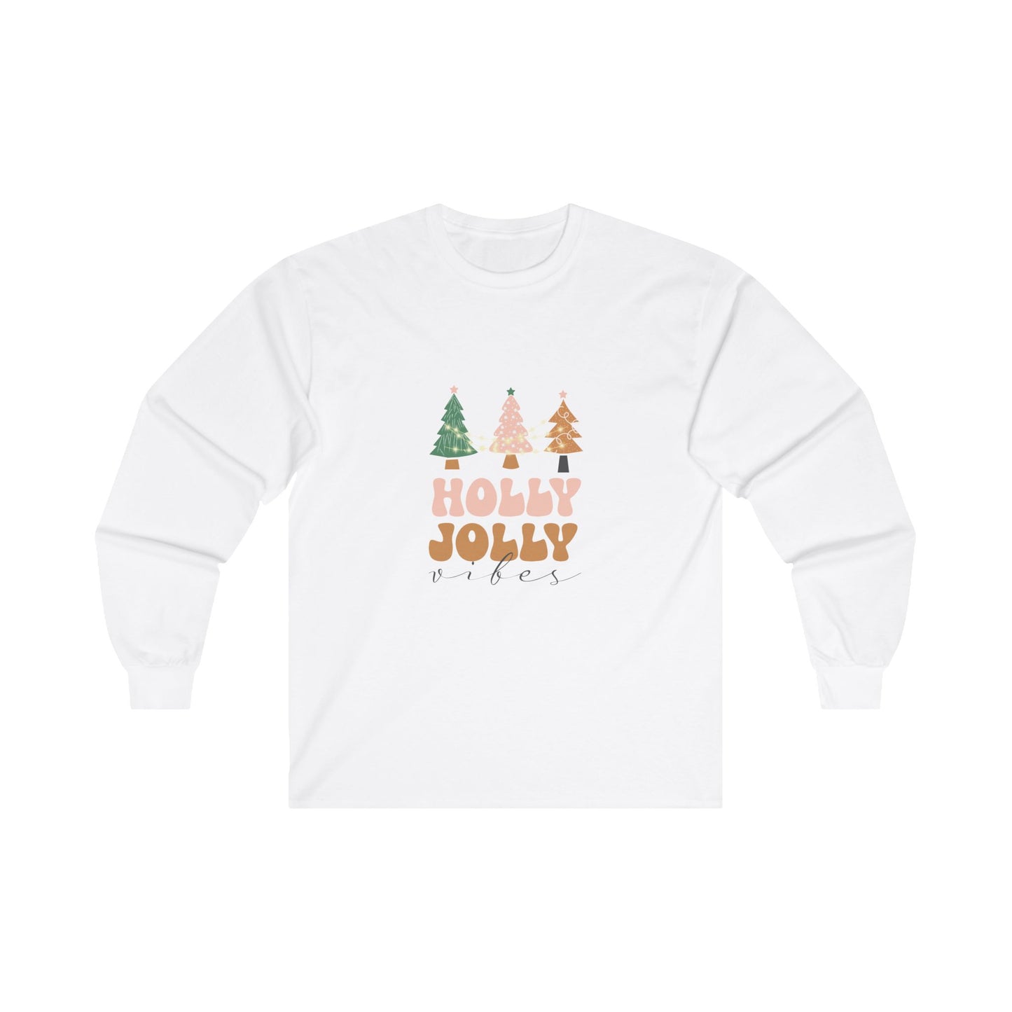 Holly Jolly Vibes Long Sleeve Tee