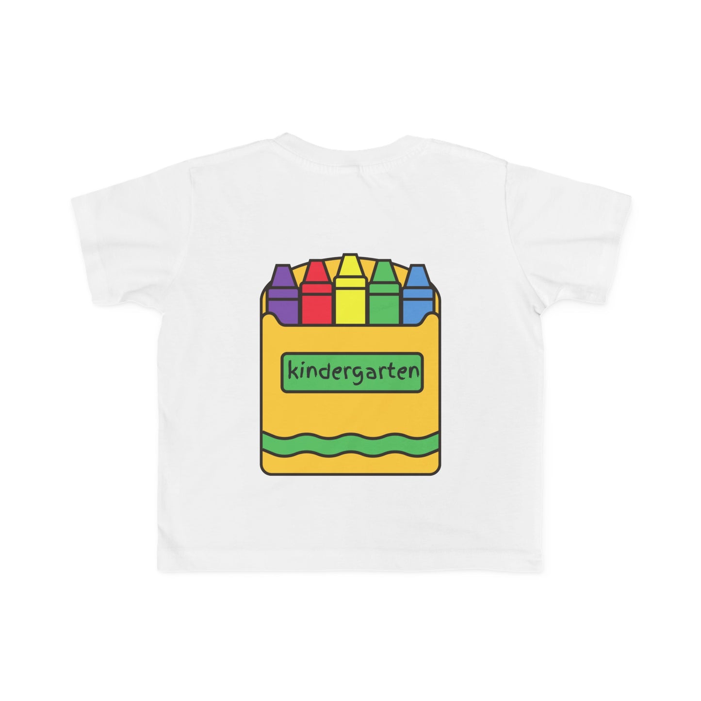 Kindergarten Crayon Pocket and Back