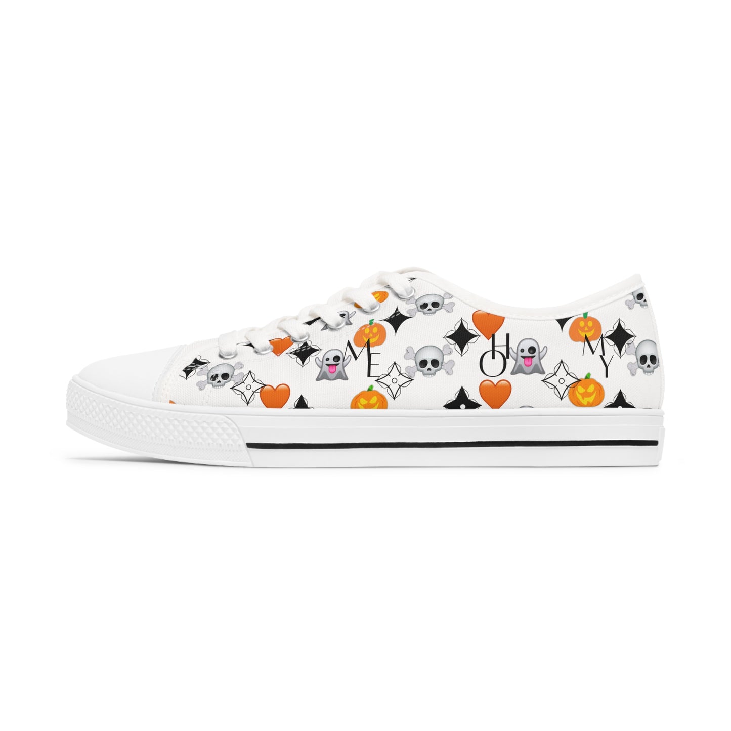 Women's Halloween Pattern Low Top Sneakers