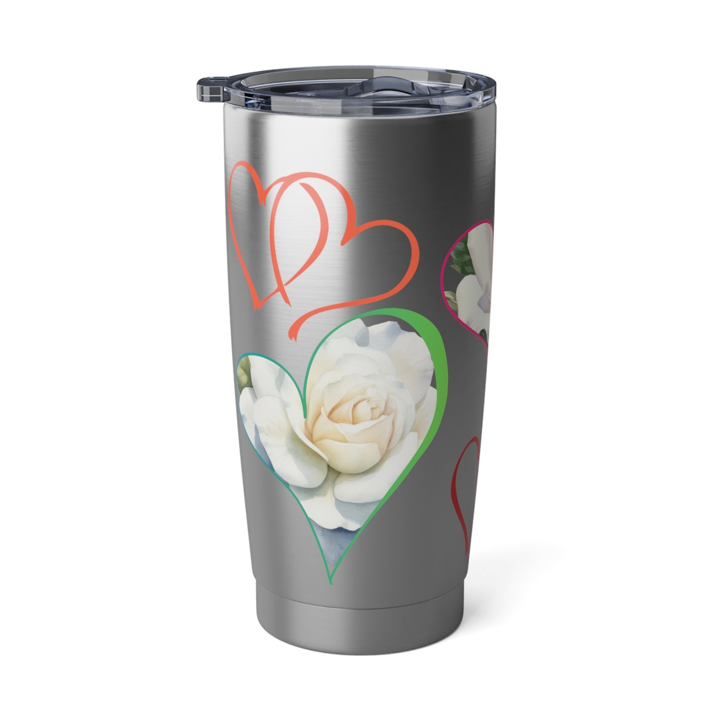 Heartfelt Floral Tumbler 20oz
