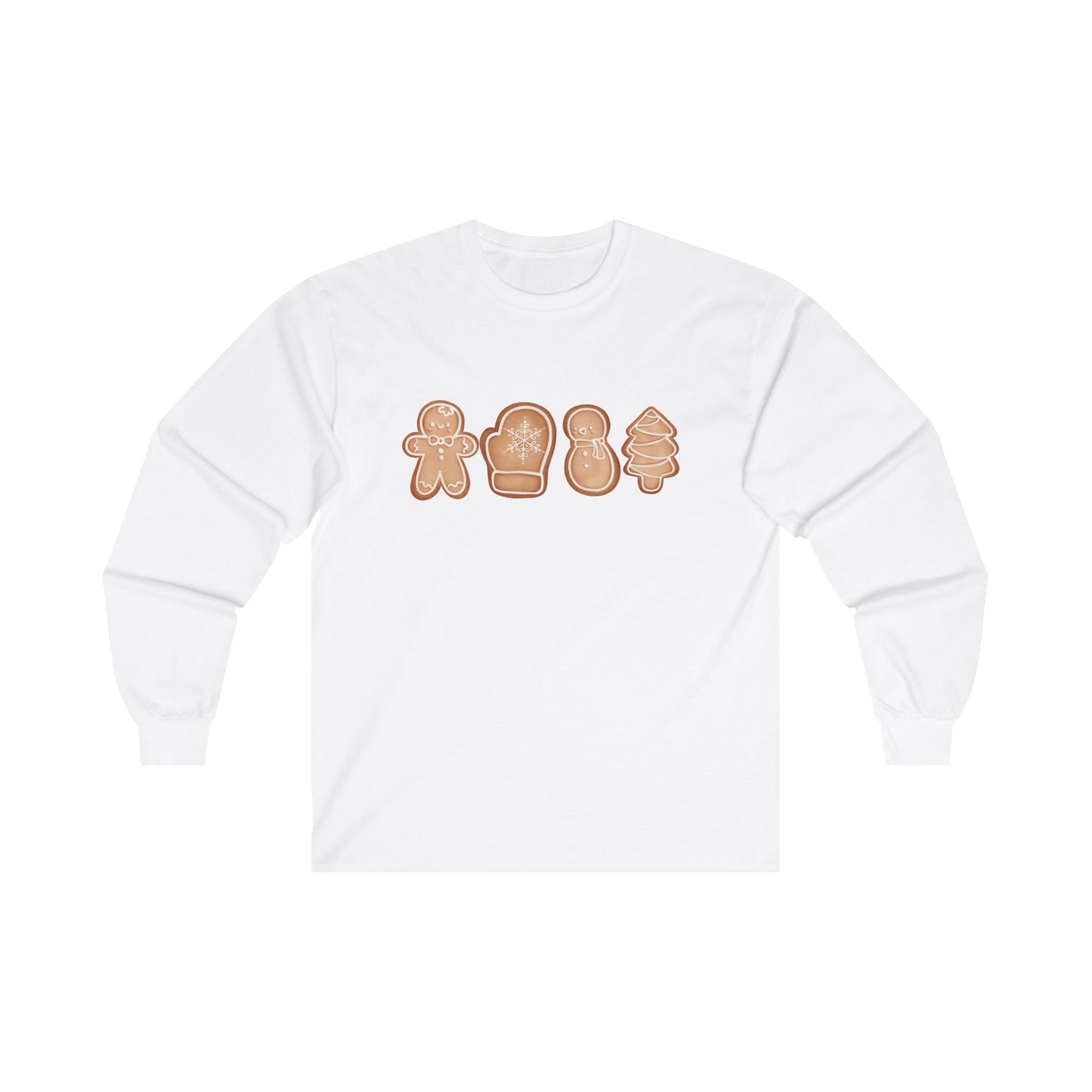 Gingerbread Cookies Cotton Long Sleeve Tee