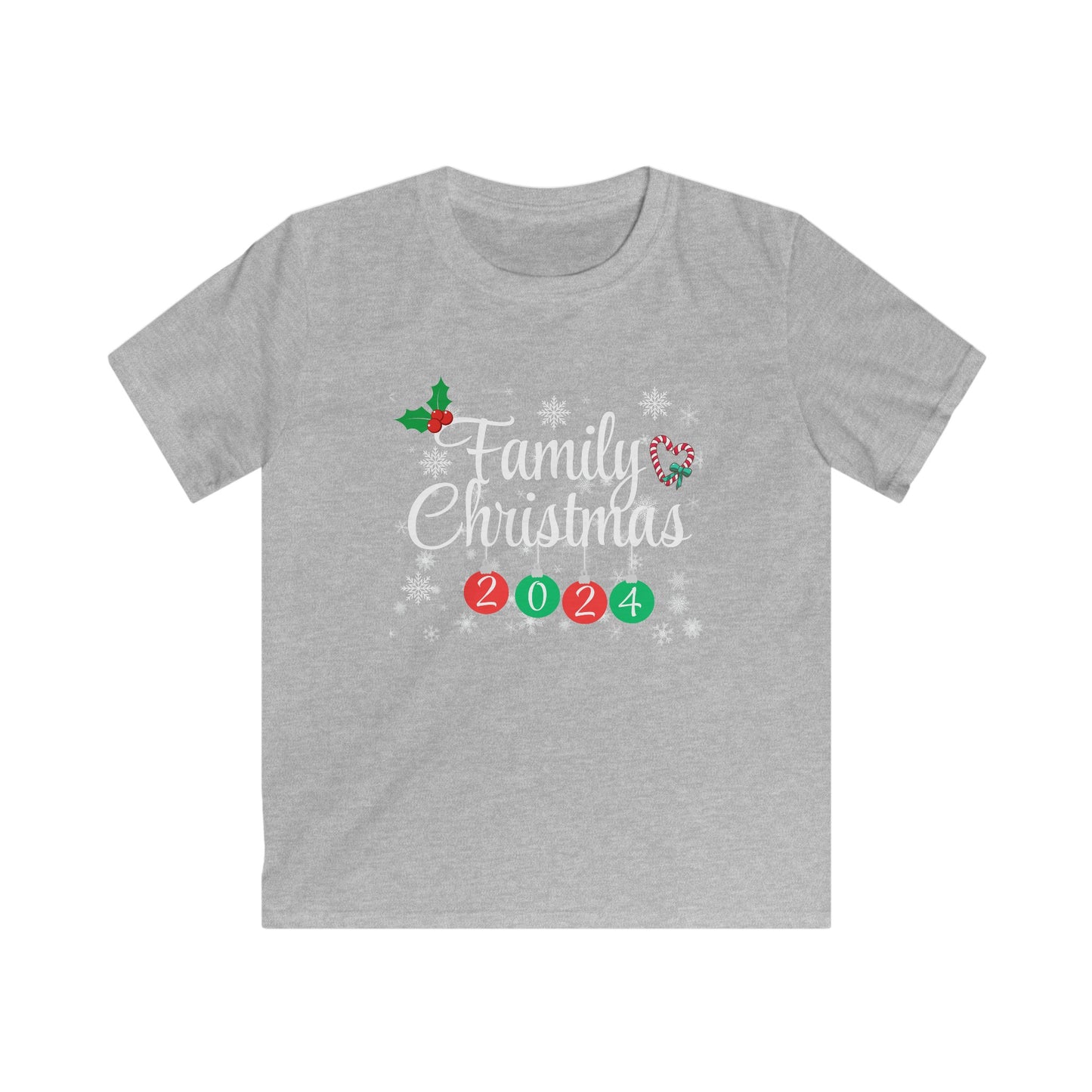 Familiy Christmas 2024 Kids  Tee