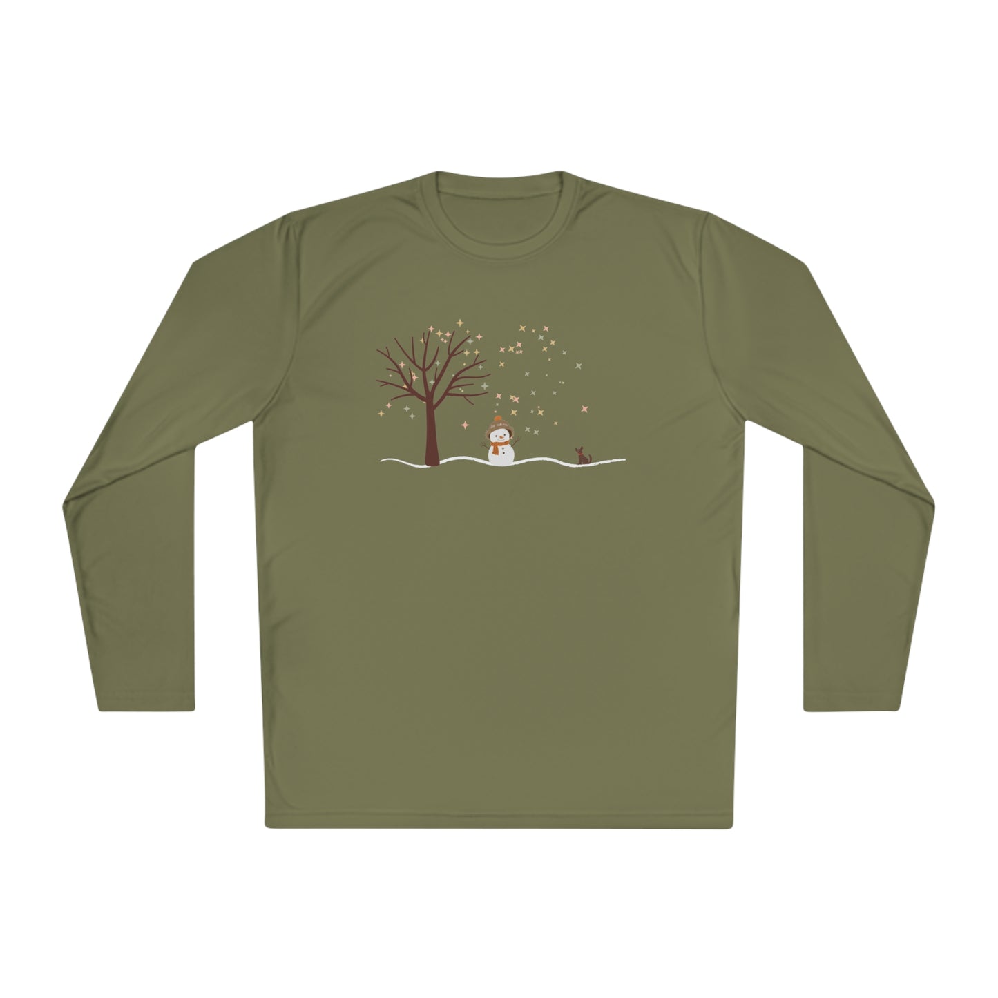 Snowman / Dog Long Sleeve Tee