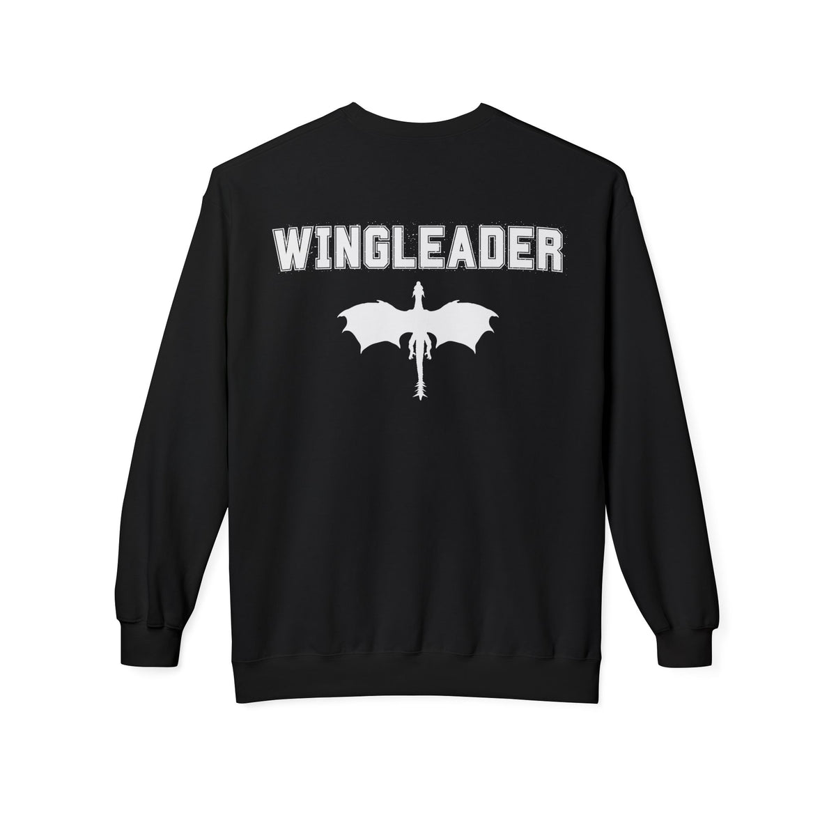 Dragon Rider War College Wingleader Crewneck Sweatshirt Print on Front and Back