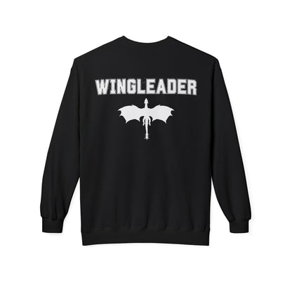 Dragon Rider War College Wingleader Crewneck Sweatshirt Print on Front and Back