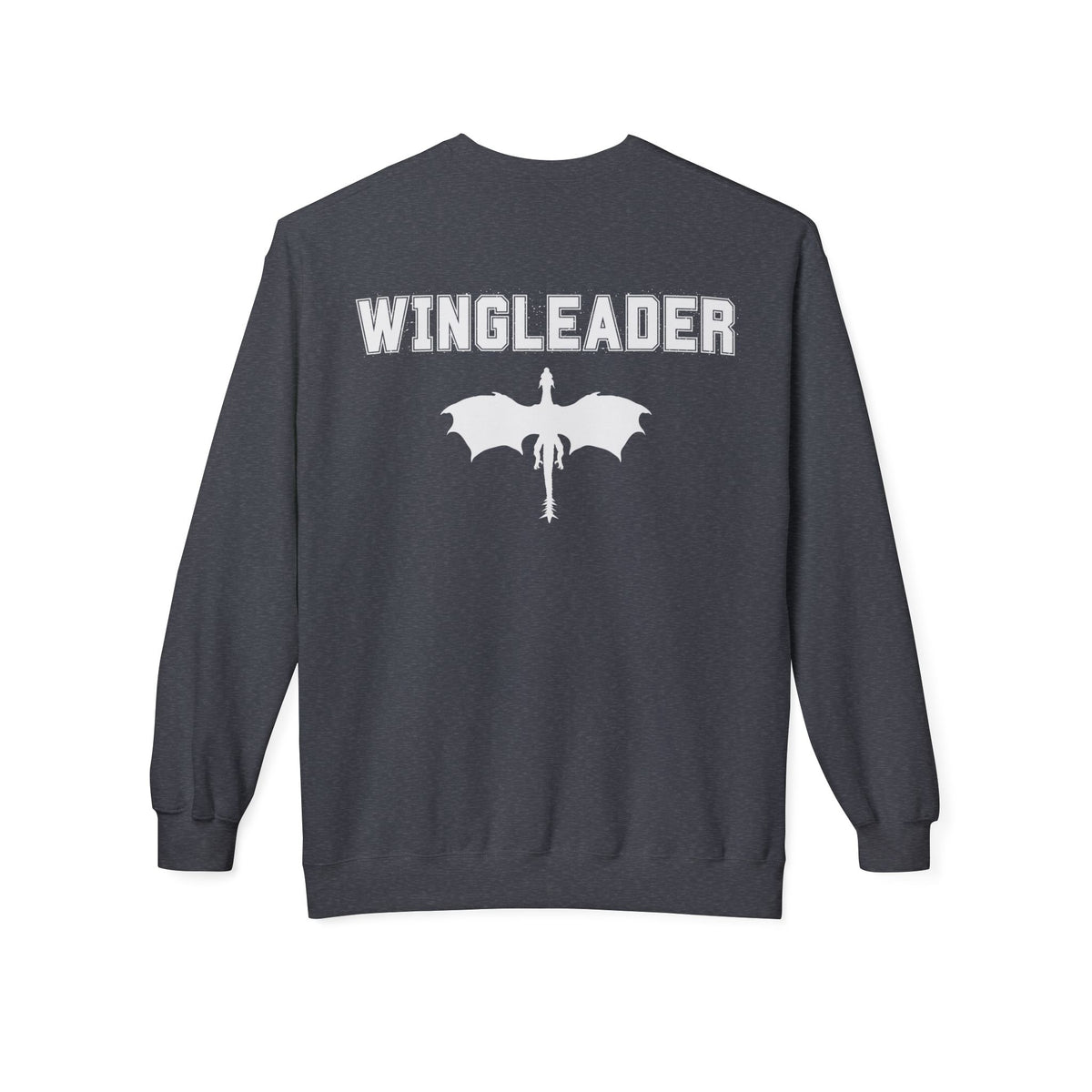 Dragon Rider War College Wingleader Crewneck Sweatshirt Print on Front and Back