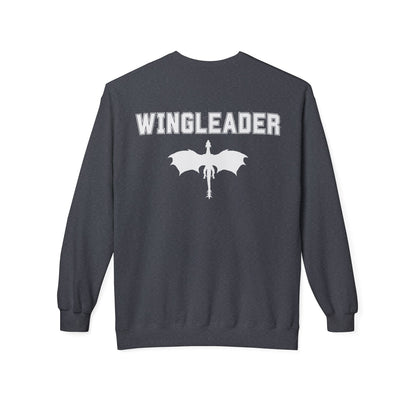 Dragon Rider War College Wingleader Crewneck Sweatshirt Print on Front and Back