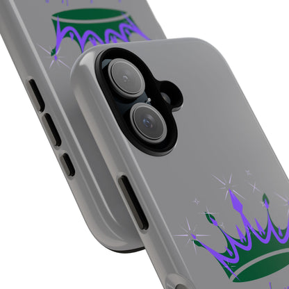 Phone Case, Purple & Green Crown - Love, Loyalty & Friendship