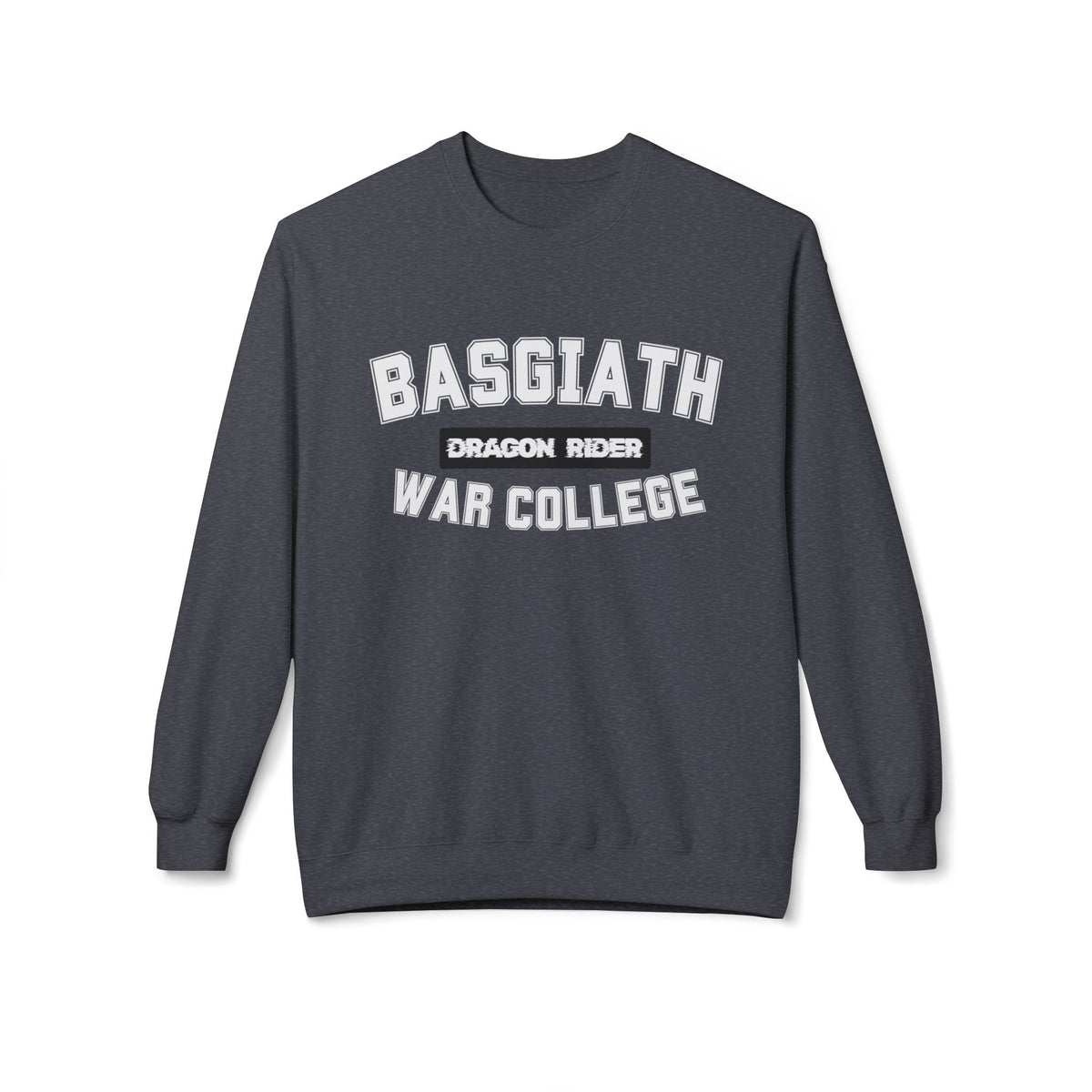 Dragon Rider War College Wingleader Crewneck Sweatshirt Print on Front and Back