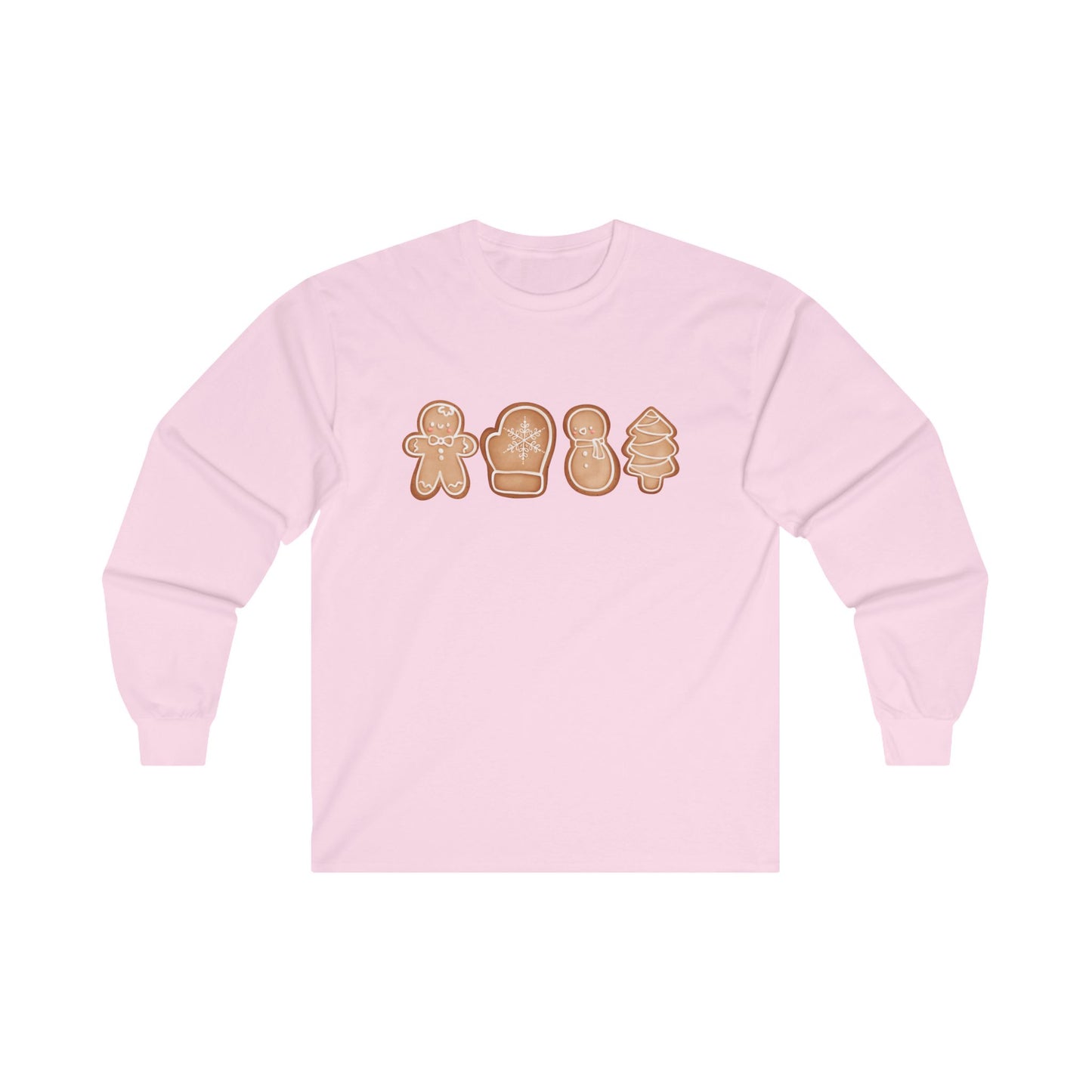 Gingerbread Cookies Cotton Long Sleeve Tee