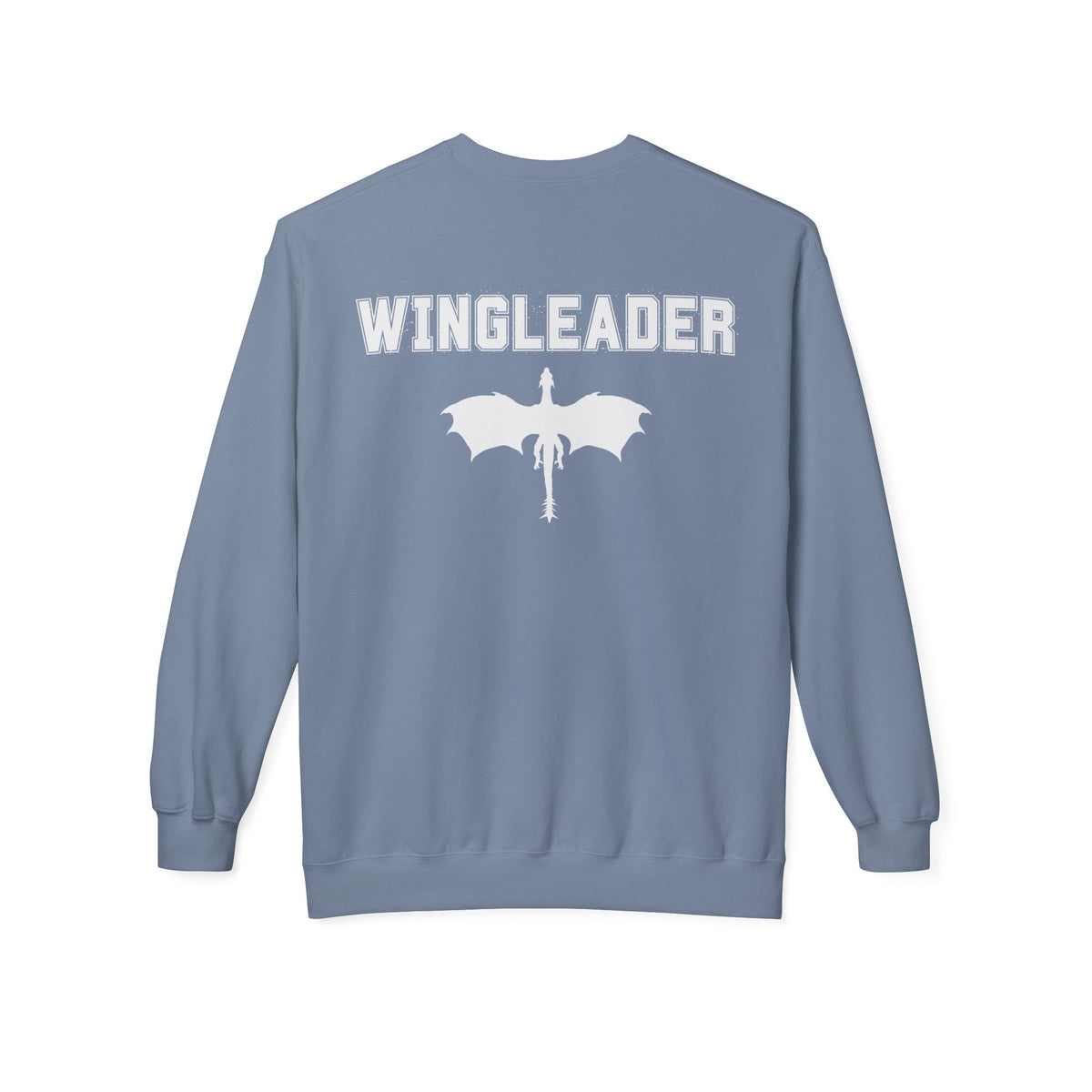 Dragon Rider War College Wingleader Crewneck Sweatshirt Print on Front and Back