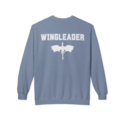 Dragon Rider War College Wingleader Crewneck Sweatshirt Print on Front and Back
