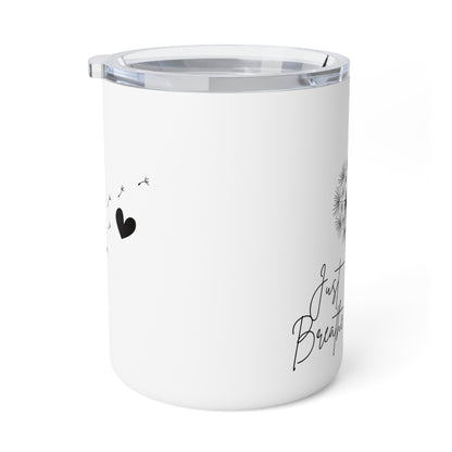 Just Breathe Insulated Coffee Mug, 10oz