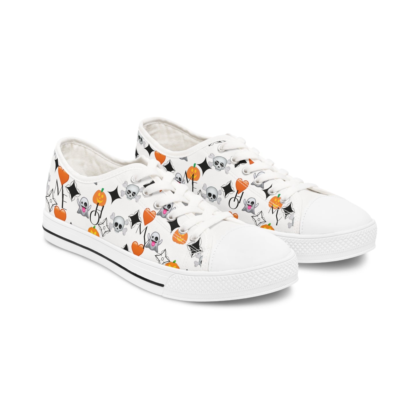 Women's Halloween Pattern Low Top Sneakers