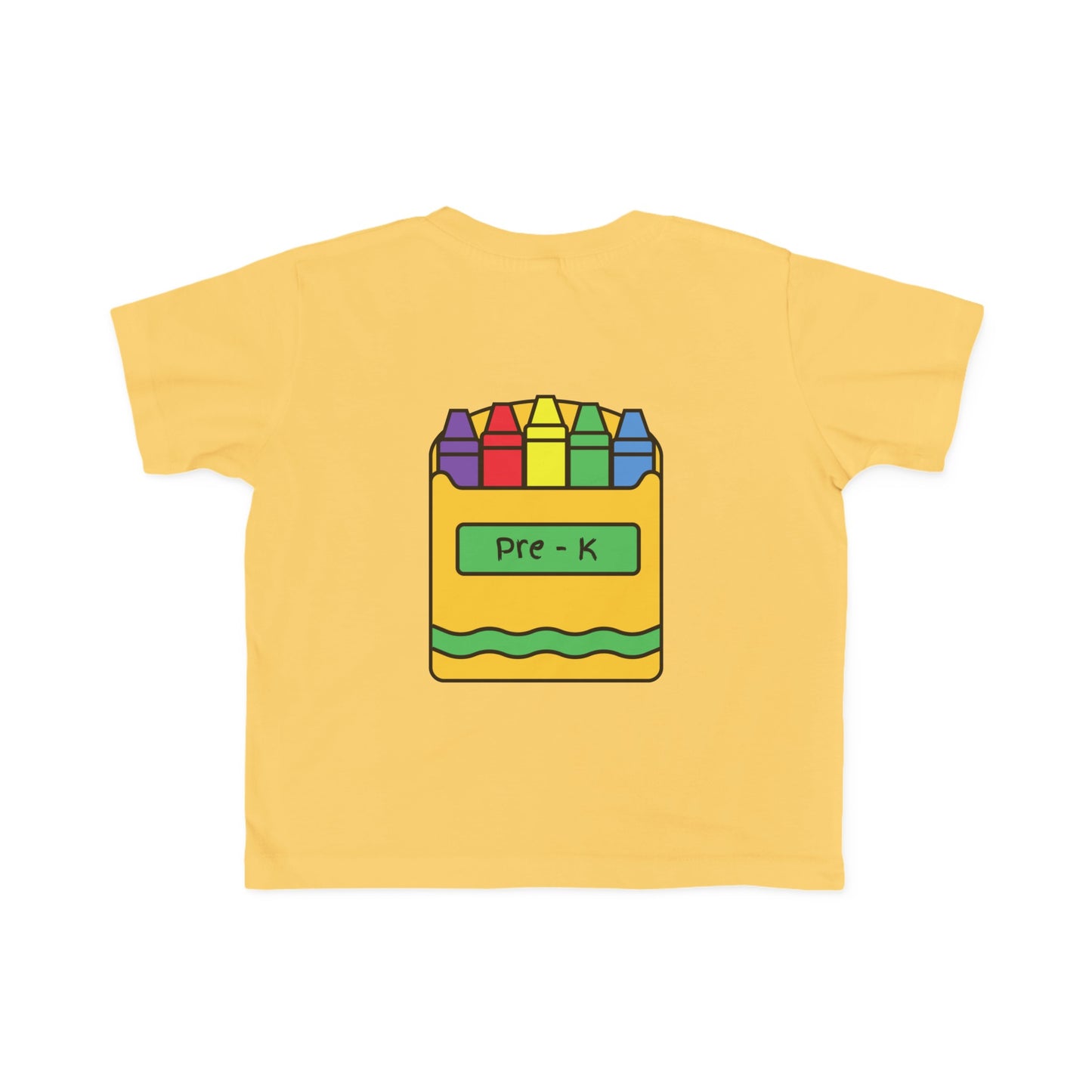 Pre-K Crayon Pocket & Back